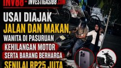Usai Diajak Jalan dan Makan, Wanita di Pasuruan Kehilangan Motor serta Barang Berharga Senilai Rp25 Juta