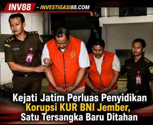 Kejati Jatim Perluas Penyidikan Korupsi KUR BNI Jember, Satu Tersangka Baru Ditahan