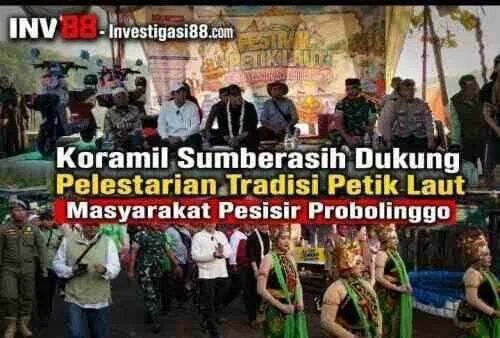 Koramil Sumberasih Dukung Pelestarian Tradisi Petik Laut Masyarakat Pesisir Probolinggo