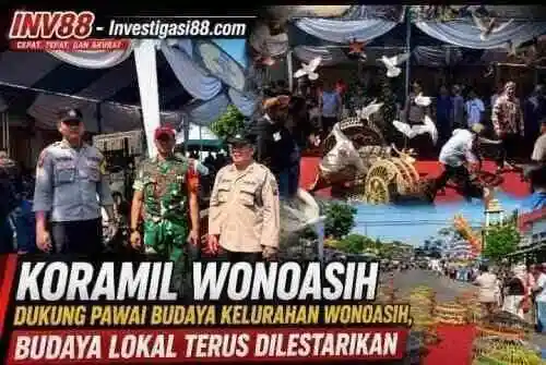 Koramil Wonoasih Dukung Pawai Budaya Kelurahan Wonoasih, Budaya Lokal Terus Dilestarikan