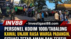 Personel Kodim 1008/Tabalong Kawal Unjuk Rasa Warga Padangin, Situasi Tetap Aman dan Tertib Personel Kodim 1008/Tabalong Kawal Unjuk Rasa Warga Padangin, Situasi Tetap Aman dan Tertib