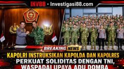 Kapolri Instruksikan Kapolda dan Kapolres Perkuat Soliditas dengan TNI, Waspadai Upaya Adu Domba