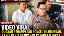 Video Viral Dugaan Perampasan Ponsel Diluruskan, Kapolresta Denpasar Paparkan Fakta
