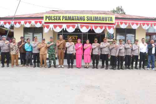 Kunker Maraton Sehari, Kapolres Simalungun Sambangi Tiga Polsek Tegaskan Soliditas TNI-Polri-Pemerintah