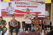 Kunker Maraton Sehari, Kapolres Simalungun Sambangi Tiga Polsek Tegaskan Soliditas TNI-Polri-Pemerintah