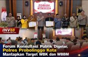 Forum Konsultasi Publik Digelar, Polres Probolinggo Kota Mantapkan Target WBK dan WBBM