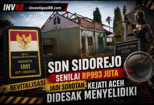 Revitalisasi SDN Sidorejo Senilai Rp993 Juta Jadi Sorotan, Kejati Aceh Didesak Menyelidiki Revitalisasi SDN Sidorejo Senilai Rp993 Juta Jadi Sorotan, Kejati Aceh Didesak Menyelidiki