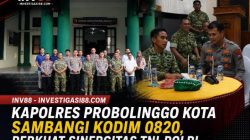 Kapolres Probolinggo Kota Sambangi Kodim 0820, Perkuat Sinergitas TNI-Polri Kapolres Probolinggo Kota Sambangi Kodim 0820, Perkuat Sinergitas TNI-Polri