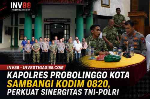 Kapolres Probolinggo Kota Sambangi Kodim 0820, Perkuat Sinergitas TNI-Polri Kapolres Probolinggo Kota Sambangi Kodim 0820, Perkuat Sinergitas TNI-Polri