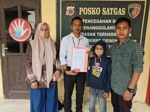 YARA Langsa Laporkan Dugaan Penganiayaan Anak ke Unit PPA Polres Aceh Timur, Minta Penanganan Profesional