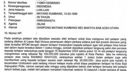 Janji Bebaskan Narapidana Berujung Laporan Polisi, Oknum Wartawan Dituding Rugikan Korban Rp120 Juta