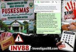 Kasus Dugaan Pungli Puskesmas Birem Bayeun Memanas, Narasumber Klaim Korban Bertambah Jadi 34 Pegawai