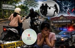 Sadis! Ibu dan Anak Hendak Bekerja Jadi Sasaran Begal di Banyuanyar, Motor Dibawa Kabur