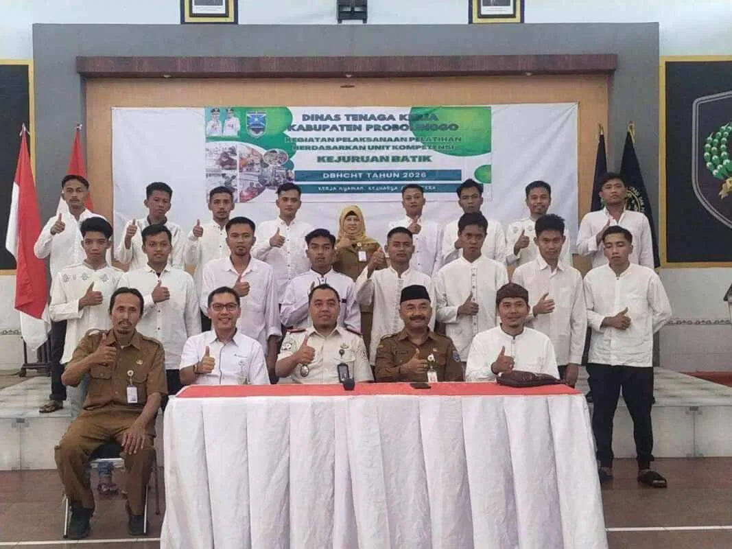 Bekal Hidup Baru, Warga Binaan Rutan Kraksaan Digembleng Keterampilan Batik oleh Disnaker