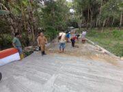 Jembatan Beton Garuda Merah Putih Resmi Rampung, Mobilitas Warga Desa Muang Kian Lancar