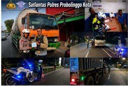 Kasatlantas AKP Marjono Terjunkan Personel, Pelanggar Lalu Lintas di Kota Probolinggo Ditertibkan