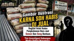 Diduga Bantahan Pemdes Pangkalasean Baru Di Salah Satu Media Online, Pembohong Public, Tunjukan Bukti Atap Seng Dan Semen, Masih Ada