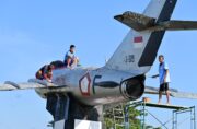 Jelang Hari Bakti Ke-79 TNI AU, Lanud Sjamsudin Noor Gelar Karya Bakti Lestarikan Warisan Sejarah Dirgantara