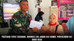 Pastikan Tepat Sasaran, Babinsa Loa Janan Ulu Kawal Penyaluran BLT Dana Desa Pastikan Tepat Sasaran, Babinsa Loa Janan Ulu Kawal Penyaluran BLT Dana Desa
