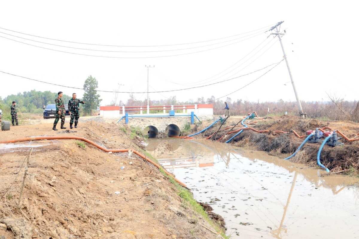 Api Belum Usai Perjuangan Berlanjut, Satgas Irigasi Lanud Sjamsudin Noor Terus Perkuat Upaya Padamkan Karhutla Kalsel Optimalkan Air Hingga Dinginkan Lahan Gambut