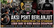 DPO Pembacokan Belum Tertangkap, PSHT Ancam ‘Hitamkan’ Lagi Polrestabes Surabaya