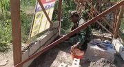 Kodim 1002/HST Bangun Fasilitas MCK Layak melalui Program TMMD di Desa Awang
