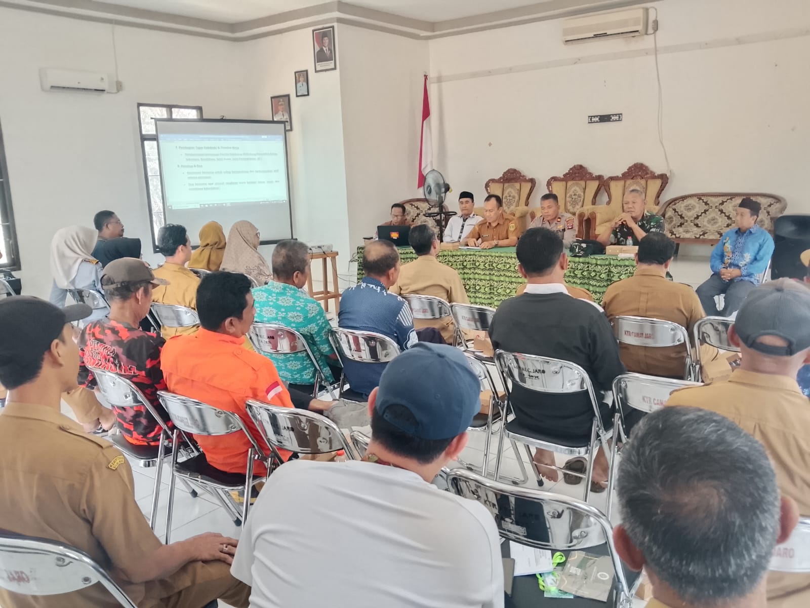 Rapat Panitia Jaro Bershalawat 2026, Danramil 1008-01 Siap Bersinergi