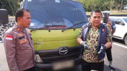 DITRESKRIMSUS POLDA KEPRI UNGKAP KASUS PERTAMBANGAN PASIR ILEGAL, TIGA TERSANGKA BERHASIL DIAMANKAN