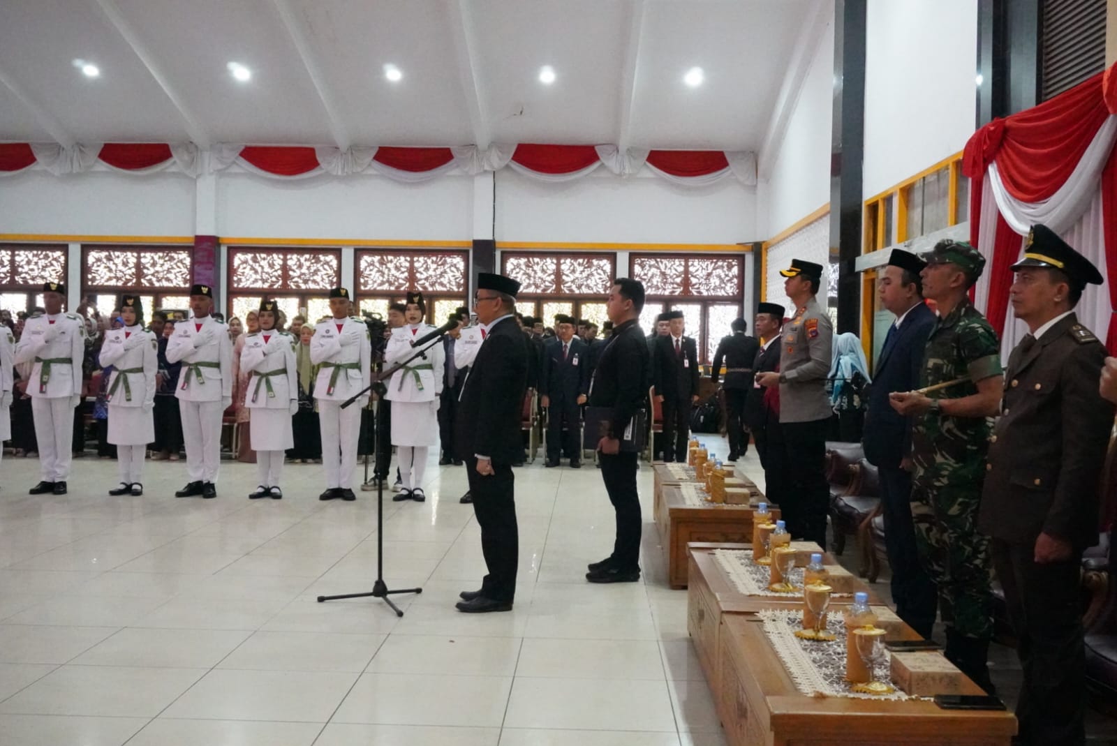 Pengukuhan Calon Paskibraka Tabalong, Dandim: Berikan yang Terbaik untuk Merah Putih