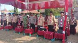 Koramil Paiton Hadiri Upacara HUT Pramuka Ke 65 Dilokasi Wisata Candi Jabung