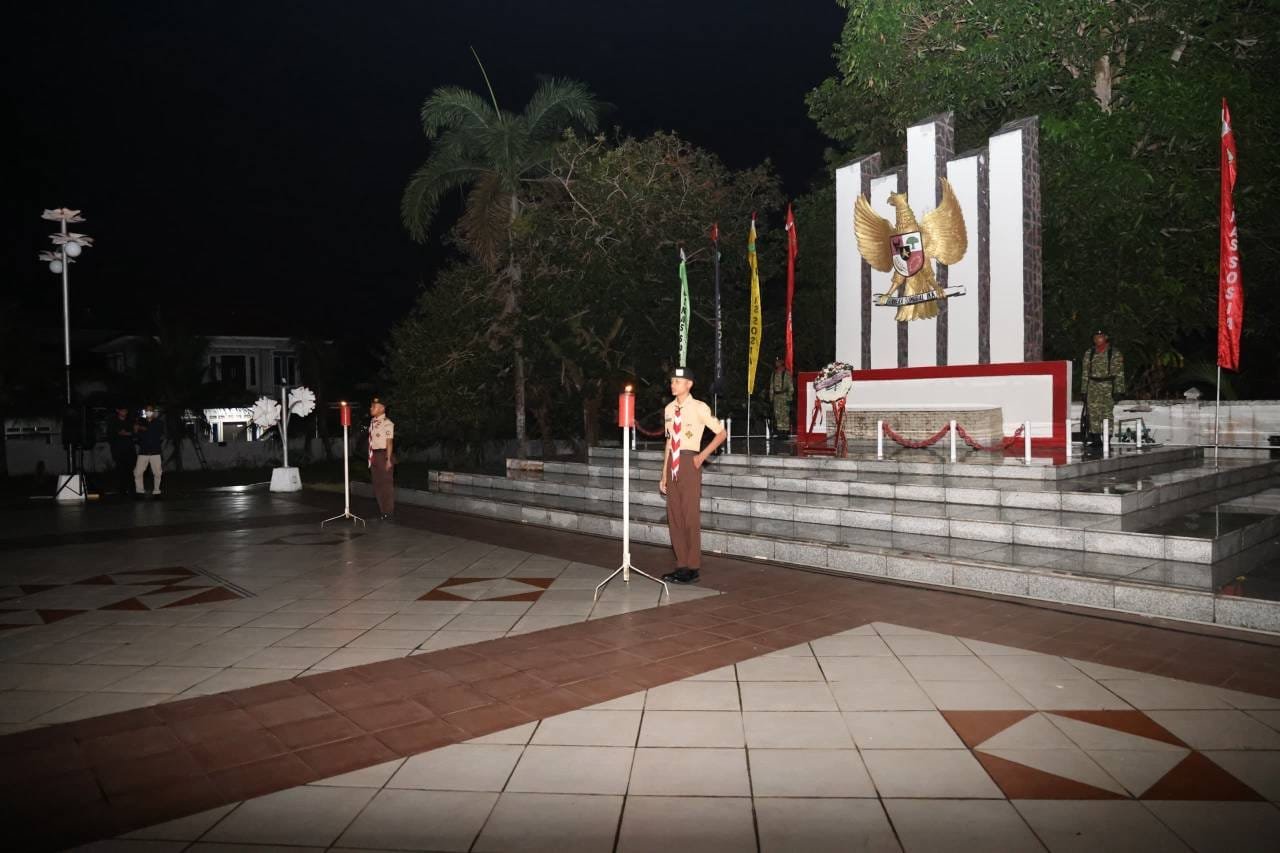 KAPOLDA KEPRI HADIRI APEL KEHORMATAN DAN RENUNGAN SUCI HUT KEMERDEKAAN RI KE-81 TAHUN 2026