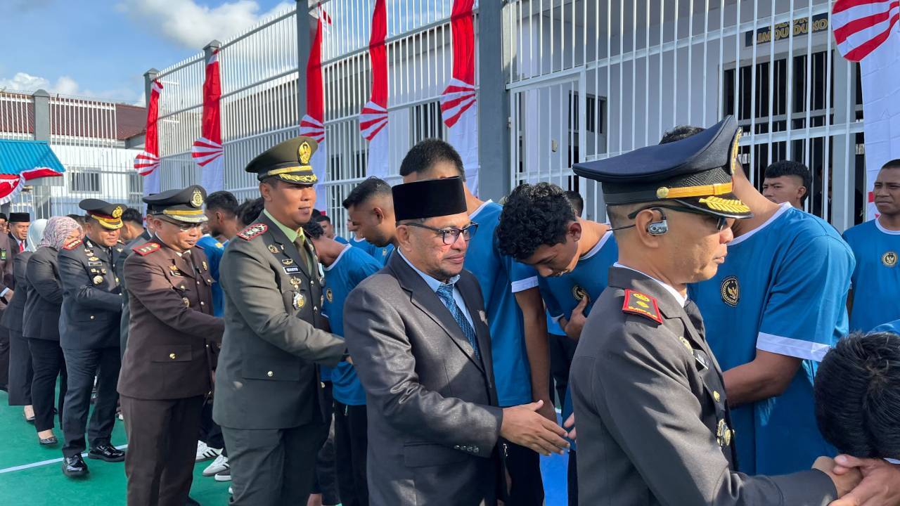 Dandim 1505/Tidore Hadiri Upacara Remisi, Momentum Kemerdekaan bagi Warga Binaan.