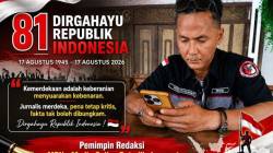 HUT RI ke-81, Pesan Edi Darminto untuk Jurnalis: Jangan Biarkan Kebenaran Dibungkam