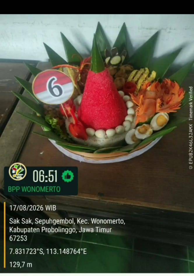 HUT ke-81 RI, BPP dan KTNA Wonomerto Angkat Filosofi Tumpeng Merah Putih HUT ke-81 RI, BPP dan KTNA Wonomerto Angkat Filosofi Tumpeng Merah Putih
