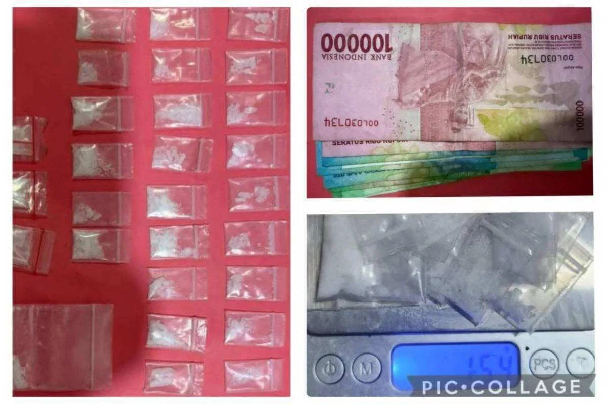 Polres Pelabuhan Tanjung Perak Ungkap Peredaran Narkoba, Satu Tersangka dan 28 Poket Sabu Diamankan