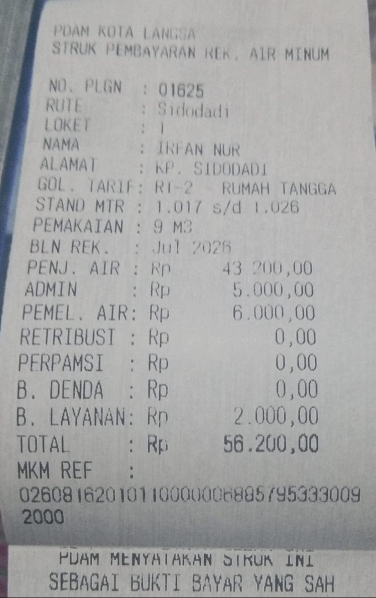 Air Mati Hampir Sepekan Meski Rekening Lunas, Pelanggan Desak PDAM Langsa Berbenah Air Mati Hampir Sepekan Meski Rekening Lunas, Pelanggan Desak PDAM Langsa Berbenah
