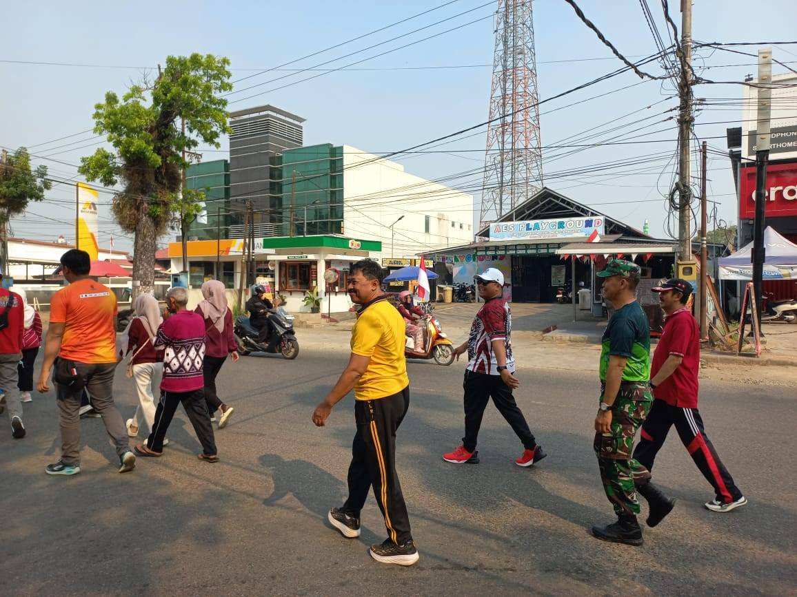 Meriahkan HUT RI, Koramil dan Forkopincam Barabai Ajak Warga Hidup Sehat