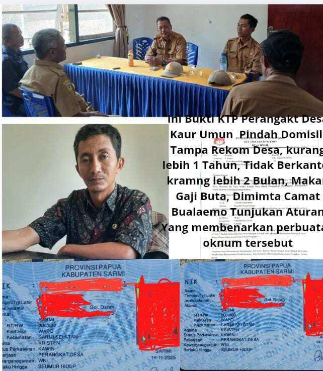 Diduga Camat Bualemo Tidak Paham Aturan Dam Main Mata Hinga Tabrak Permendagri No. 83 Tahun 2015 Diubah Permendagri No.67 Tahun 2017.