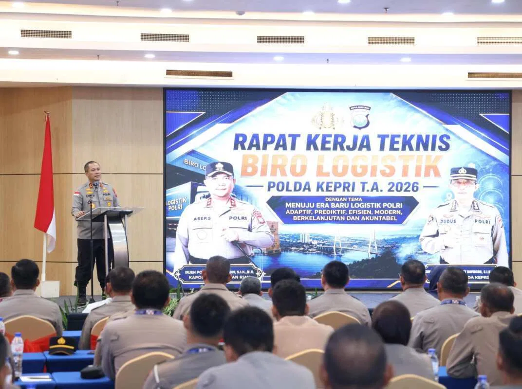 RAKERNIS LOGISTIK 2026, KAPOLDA KEPRI TEKANKAN PENGELOLAAN ASET YANG AKUNTABEL