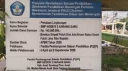 Proyek Penataan Lingkungan SMPN 2 Karang Baru Jadi Sorotan, Publik Desak Audit Anggaran