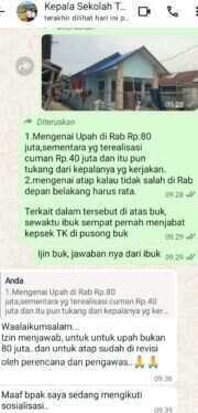 Warga Soroti Rehabilitasi TK Negeri Pusong, Persoalan Upah dan Atap Jadi Perhatian
