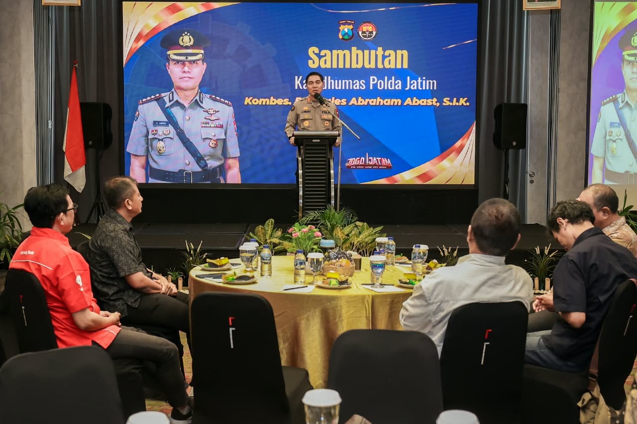 Ngopi Bareng Awak Media, Polda Jatim Perkuat Kemitraan dan Komunikasi