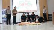 Polres Mojokerto Kota Bekali Driver Ojek Online Keterampilan PPGD untuk Penyelamat di Jalan