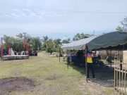 Jelang Gerak Jalan HUT RI ke-81, Perangkat Desa dan Warga Sidodadi Bergotong Royong