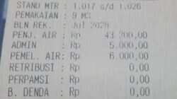 Air Bersih Mati 5 Hari, Pelanggan 01625 Desak Perumda Tirta Keumuneng Bertindak