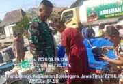TNI Hadir di Tengah Kekeringan, Kodim Bojonegoro Salurkan Ribuan Liter Air Bersih untuk Warga