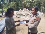 Bintara Polri Angkatan 17 (SDSS) Indonesia Hadir Ditengah-Tengah Masyarakat Terdampak Gempa Bumi Flores