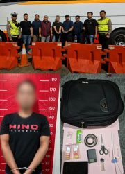 Ditresnarkoba Polda Jateng Bongkar Peredaran Sabu Lewat Bus Antar provinsi, Pengedar Ditangkap di Tol Banyumanik