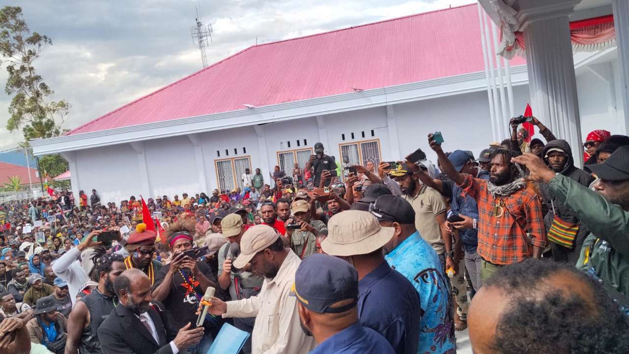 Aksi Demonstrasi KNPB di Wamena Berlangsung Aman, Tertib dan Lancar Aksi Demonstrasi KNPB di Wamena Berlangsung Aman, Tertib dan Lancar
