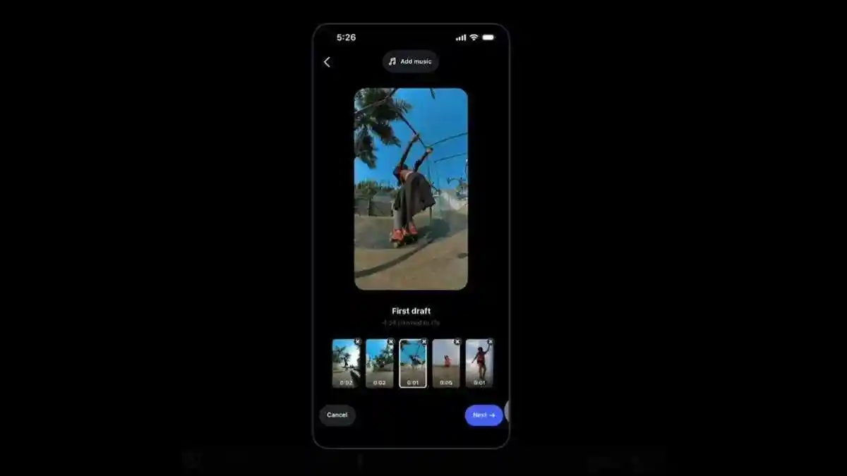 Fitur Baru Instagram: First Draft untuk Mempermudah Penyuntingan Video